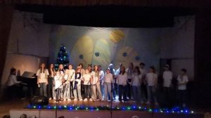 Старший хор ДМШ №1 им. Г. Синисало. Муз. и сл. Екатерины Заборонок «Белый снег» .