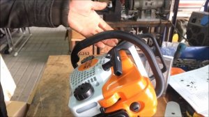 STIHL MS-170 аккуратно ,,запиленная,, бензопила.