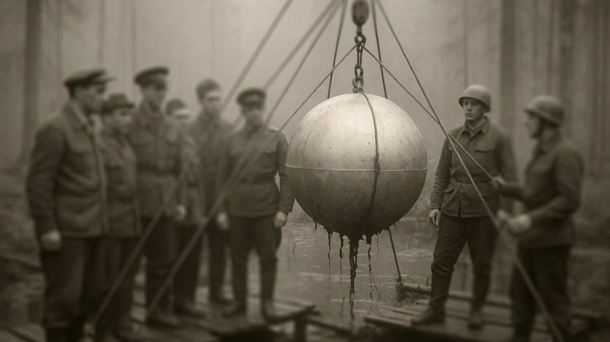 В 1951 году из болота Тюменской области извлекли металлический шар смотреть онлайн