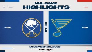 30.12.2025 | ОБЗОР МАТЧА | Сент-Луис Блюз - Баффало Сэйбрз | Highlights