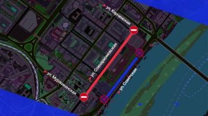 В новогодние праздники ограничат движение транспорта по улицам Совнаркомовской и Советской