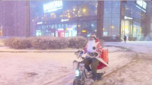 Предновогодний снег )