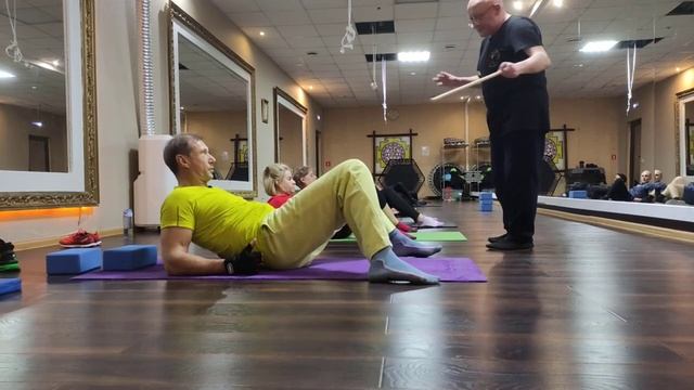 Упражнения для позвоночника Растяжка  Цигун1 Часть