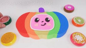 ЛЕПИМ ТЫКВУ ИЗ КИНЕТИЧЕСКОГО ПЕСКА ВИДЕОЛЕПКА ВИДЕО МУЛЬТИКИ ДЛЯ ДЕТЕЙ КАНАЛ ИГРАЛКИ-ЗАЛИПАЛКИ