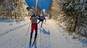 Нерехта вечерняя новогодняя лыжная гонка 30.12.25 - короткая версия