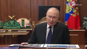 Владимир Путин провёл рабочую встречу со статс-секретарём – заместителем Министра обороны, предсе...