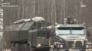 Минобороны впервые показало подвижный грунтовый ракетный комплекс "Орешник"