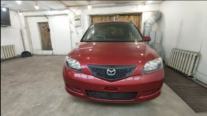Mazda demio: поправил мордашку и покрасил, не без нюансов.