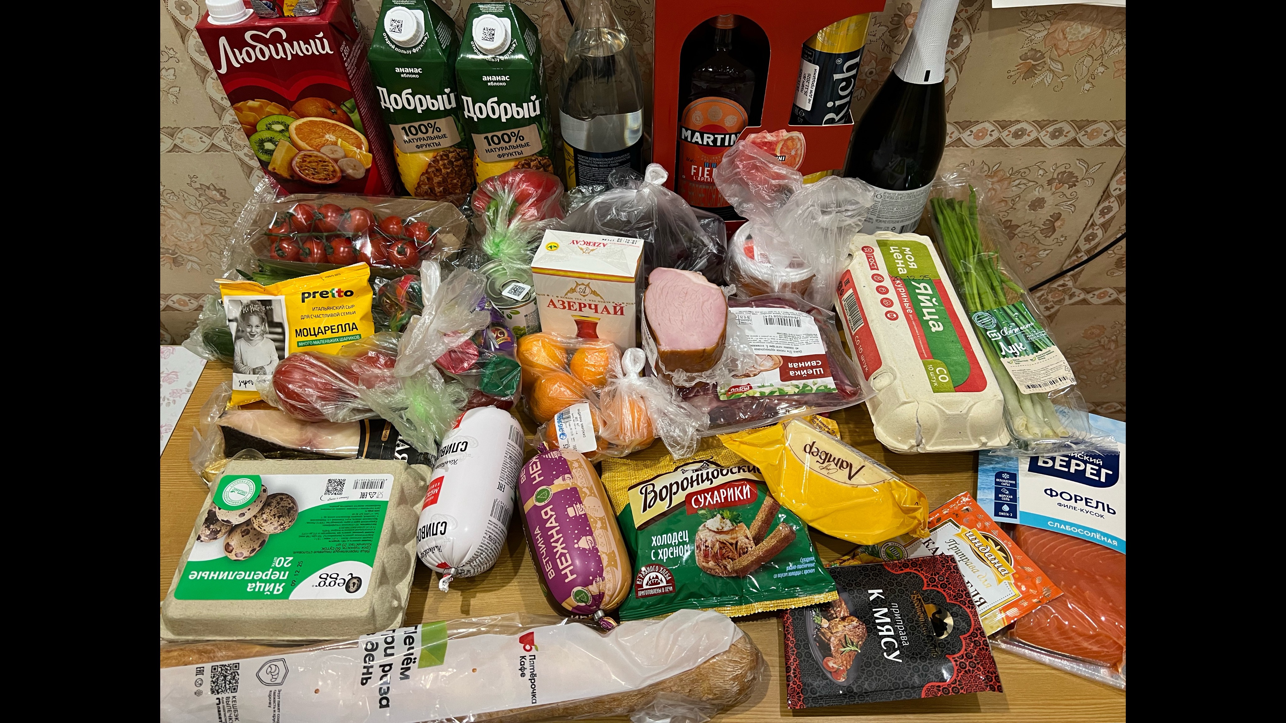 ПРОДУКТЫ К НОВОМУ ГОДУ. ЧТО КУПИЛА, ЧЕК