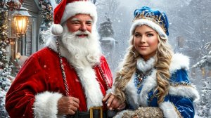 Время чудес пришло! С наступающим новым годом. Роскошная музыкальная открытка.