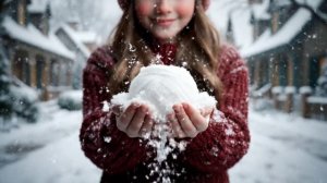 Клубок из снега