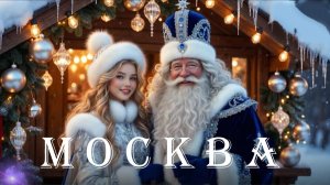 Новогодняя магия Москвы ✽ Праздничная Москва 2026 ✼ Прогулка среди огней и елок в 4K