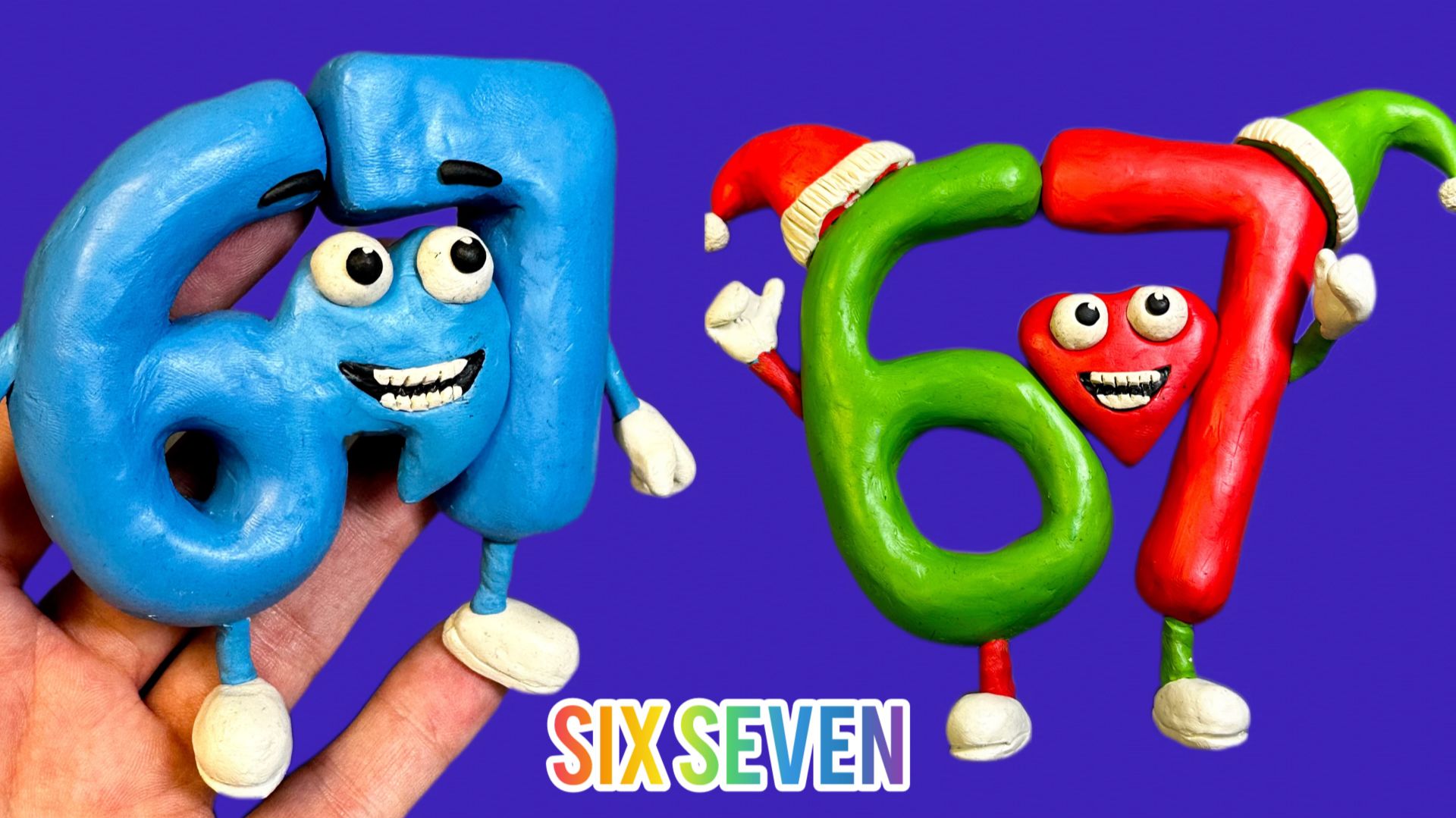 Six Seven (Сикс Сэвэн) из пластилина смотреть онлайн