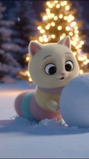 Котогусеницы и елочка 🎄 смотреть онлайн