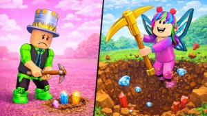 ПОПАЛИ в НОВЫЙ НОВОГОДНИЙ МИР и прокачались за 10 минут до МАКСИМАЛЬНОГО УРОВНЯ! КОПАЙ КОПАЙ!