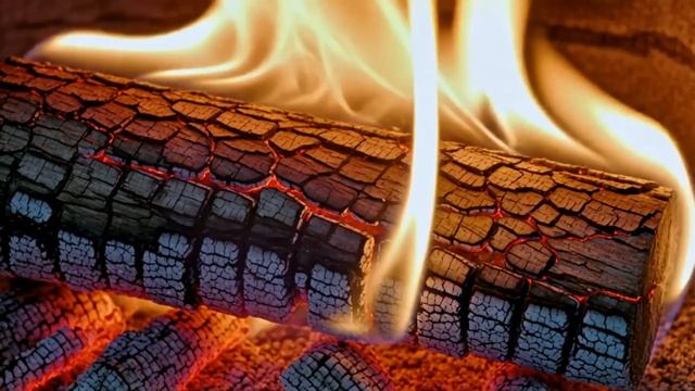 Живой Огонь в Камине • Уютный вечер для Релаксации и Сна • Аура горения | 4K смотреть онлайн