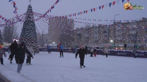 В Серпухове прошло торжественное открытие катка на улице Ворошилова 128