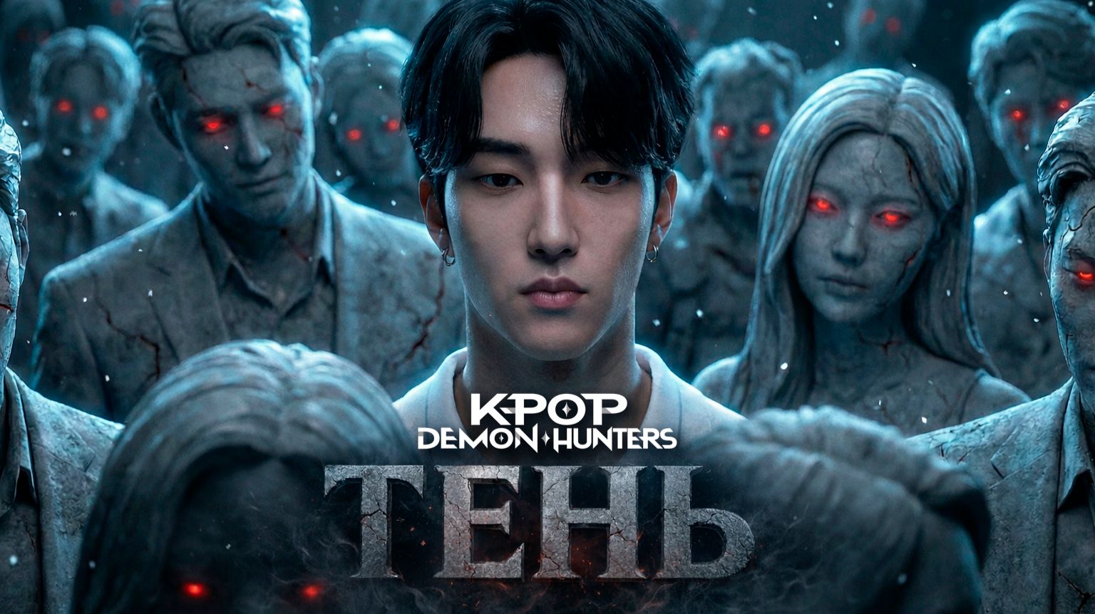 К-Поп Охотницы на Демонов: JINU - ТЕНЬ | Ответ на клип "ОДНА"