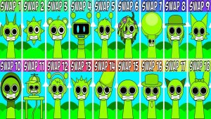 ВСЕ ПЕРСОНАЖИ ФАЗЫ 1⚡️ В ФОРМАТЕ SWAP🌀✨ НАЧАЛО ЛЕГЕНДЫ!🎭🔥