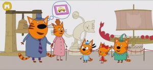 Три Кота Мультфильм Путешествие котят