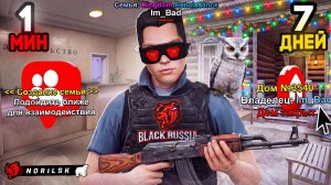7 ДНЕЙ НА НОВОМ СЕРВЕРЕ: СОЗДАЛ ТОП 1 СЕМЬЮ С НУЛЯ и ЧТО СЛОВИЛ ЗА *** BC БЛЕК РАША / BLACK RUSSIA