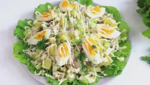 Салат "Ковбой" / Оригинальный салат из Банальных Продуктов