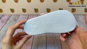 344551 Кроссовки Pasito на липучках с хлопковой подкладкой и милым принтом розово-белые