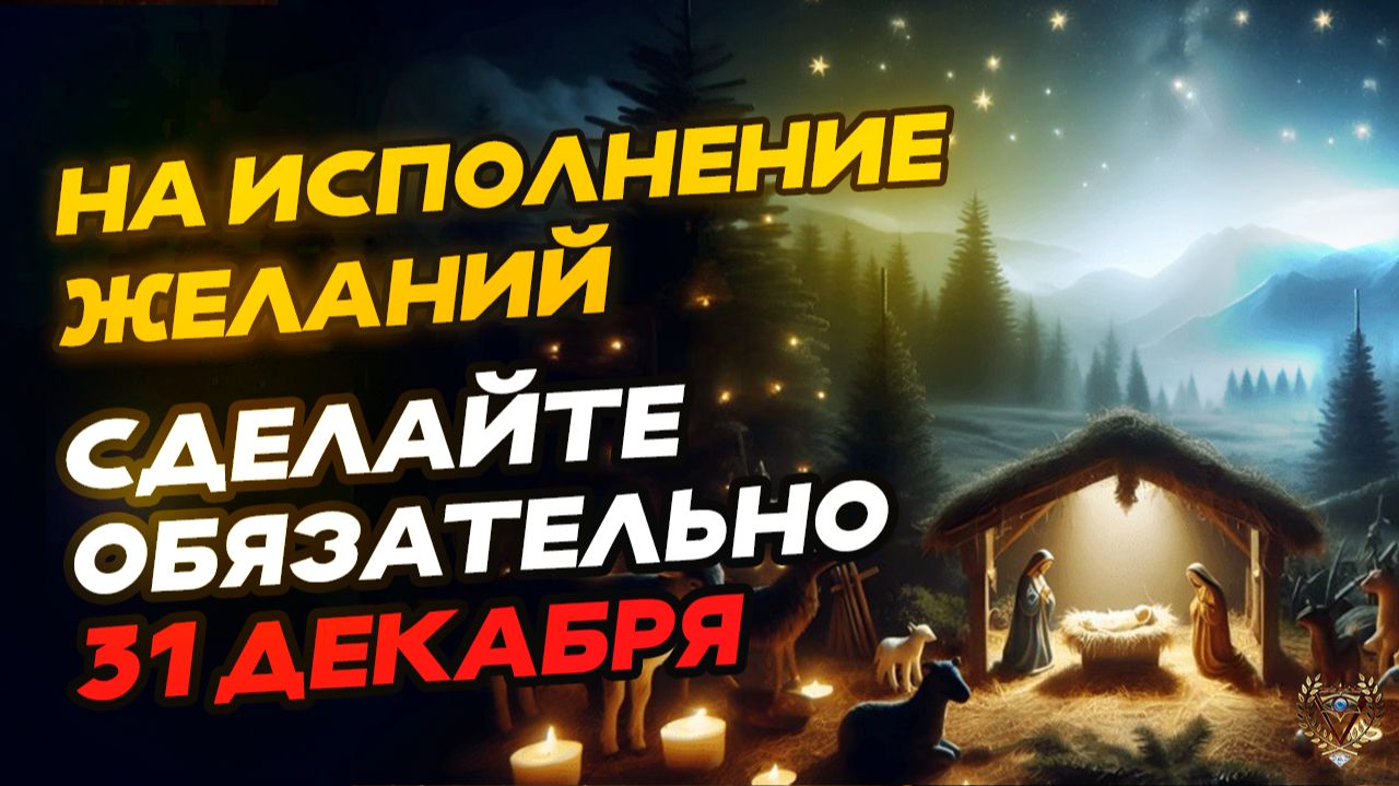 На исполнение желаний сделайте ОБЯЗАТЕЛЬНО 31 ДЕКАБРЯ смотреть онлайн