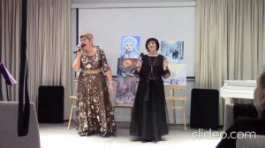 Снежинки падают- Людмила Крылова и Карина Базовкина