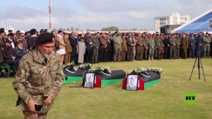 تشييع جثمان رئيس أركان حكومة الوحدة الوطنية الليبية في مصراتة