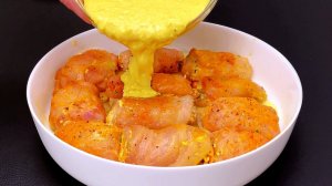 Просто вылейте яйца на куриные грудки! Лишь немногие знают этот трюк🔥