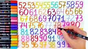 Как Писать Числа от 1 до 100.