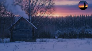 Заснял огромного зверя в тайге. Деревня зимой. Скромная жизнь в Русской глуши.