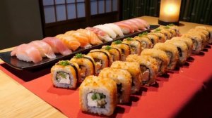 Суши и роллы. Рецепт внутри.