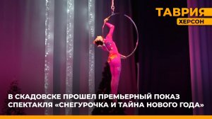 В Скадовске прошел премьерный показ спектакля "Снегурочка и тайна Нового года"