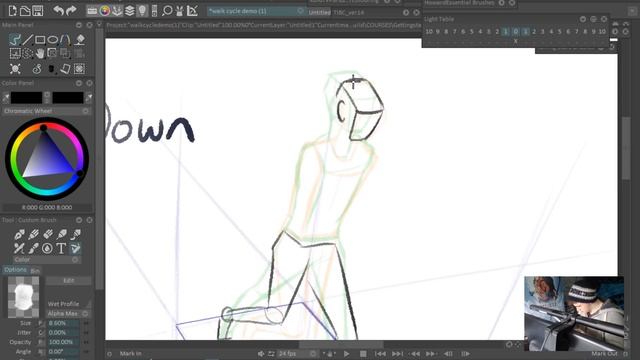 06 - walk cycle at a 3d angle (advanced) смотреть онлайн