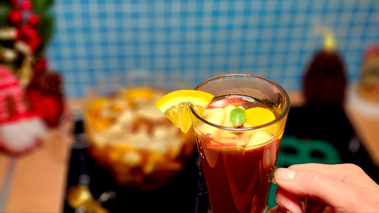 🔥Безалкогольный согревающий глинтвейн ☕️ смотреть онлайн