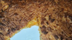 Тыквенный манник на сметане