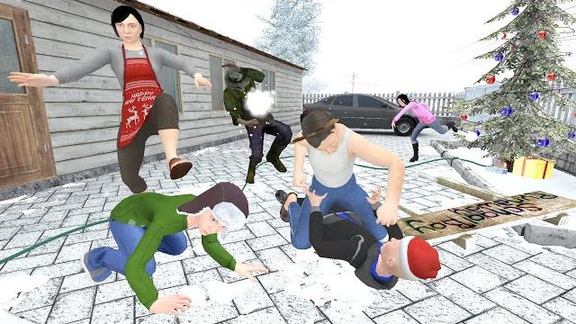 😱 ГЕНА И ЕГО СНЕЖНАЯ БИТВА В SCHOOLBOY RUNAWAY смотреть онлайн