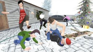 😱 ГЕНА И ЕГО СНЕЖНАЯ БИТВА В SCHOOLBOY RUNAWAY