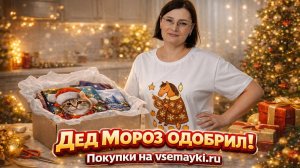 🎄БОЛЬШАЯ НОВОГОДНЯЯ РАСПАКОВКА с сайта Vsemayki🎄