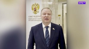 С Новым годом ирбитчан поздравляет сенатор Российской Федерации Виктор Шептий