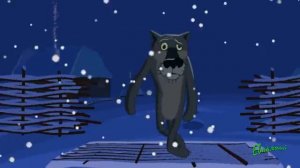 С наступающим Новым Годом. .  поздравление от волка. !