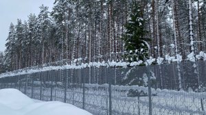 Латвия достроила заграждения на границе с Россией