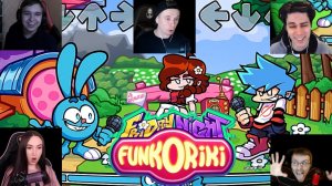 Реакция Летсплейщиков на отсылку к песне про обормота в песне Bonehead ► FNF Funkoriki [2 часть]