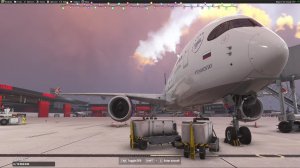 MSFS2024, A350-900 iniBuilds, GSX, AFL005, Moscow(UUEE) - Helsinki(EFHK)