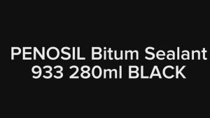 Герметик PENOSIL Bitum Sealant 933 280ml BLACK #герметик #penosil #пеносил #Герметикпеносил