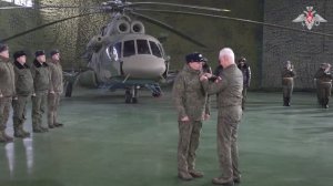 Министр обороны РФ Андрей Белоусов вручил государственные награды военнослужащим, 30 декабря 2025