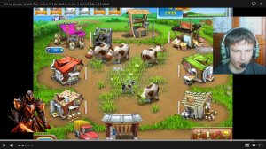 тёмный рыцарь прошёл 3 ур. на золото 1 ур. пройти не смог в весёлай ферме.12 серия.