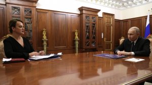 Владимир Путин встреча с заместителем Министра обороны Анной Цивилевой, Кремль, 30 декабря 2025 года